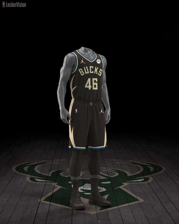 NBA LockerVision - Milwaukee Bucks - Statement Edition - Game Outfit